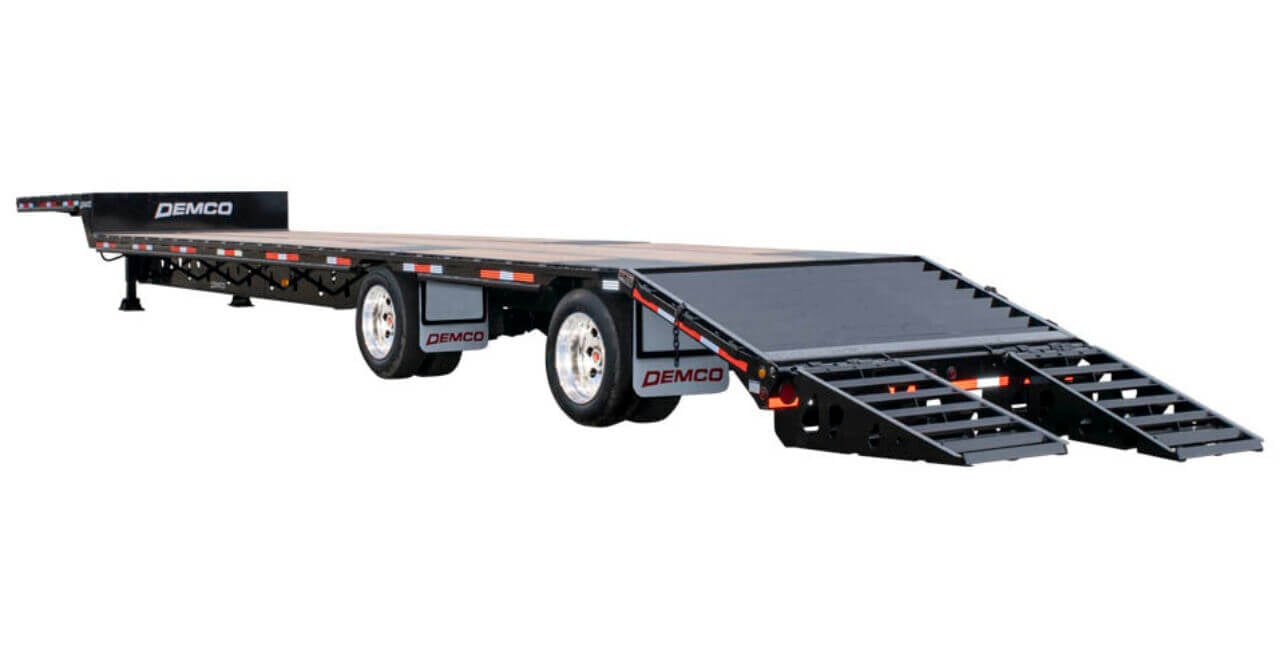 40' + 5' Beaver Tail Dropdeck Trailer