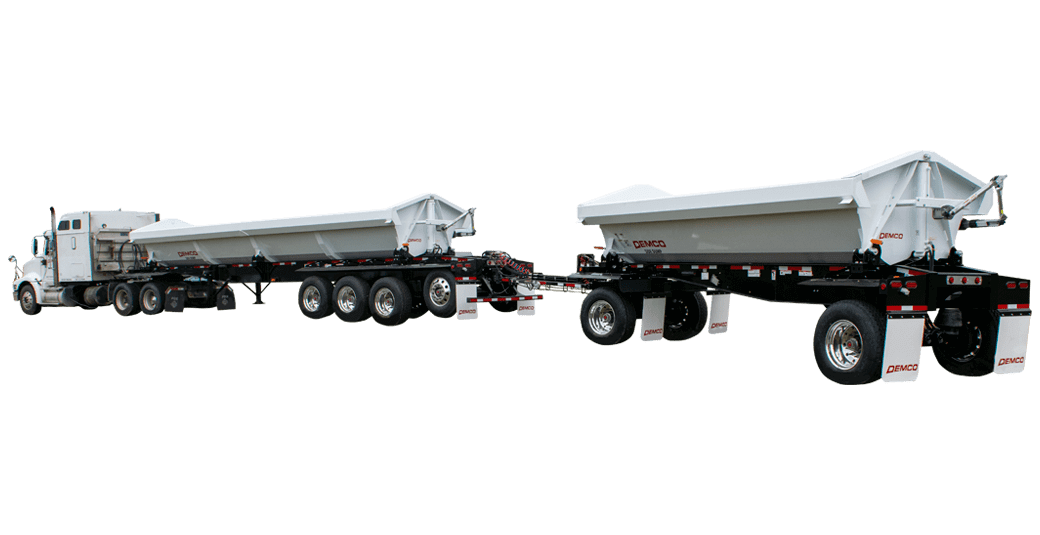 Train Side Dump Trailer