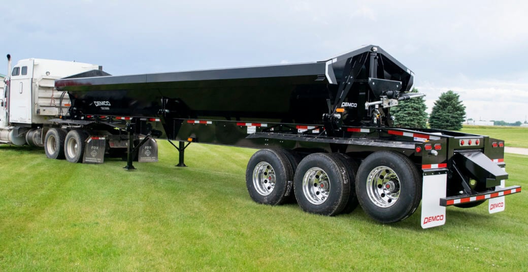 Triple Axle Side Dump Trailer
